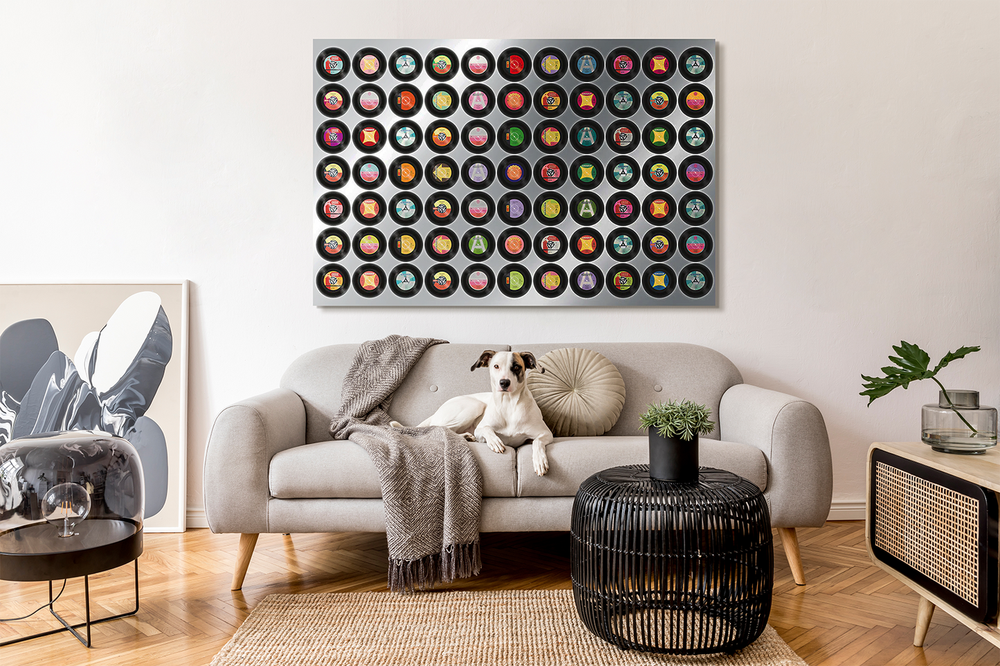 Vinyl Records - Alu Dibond Bild