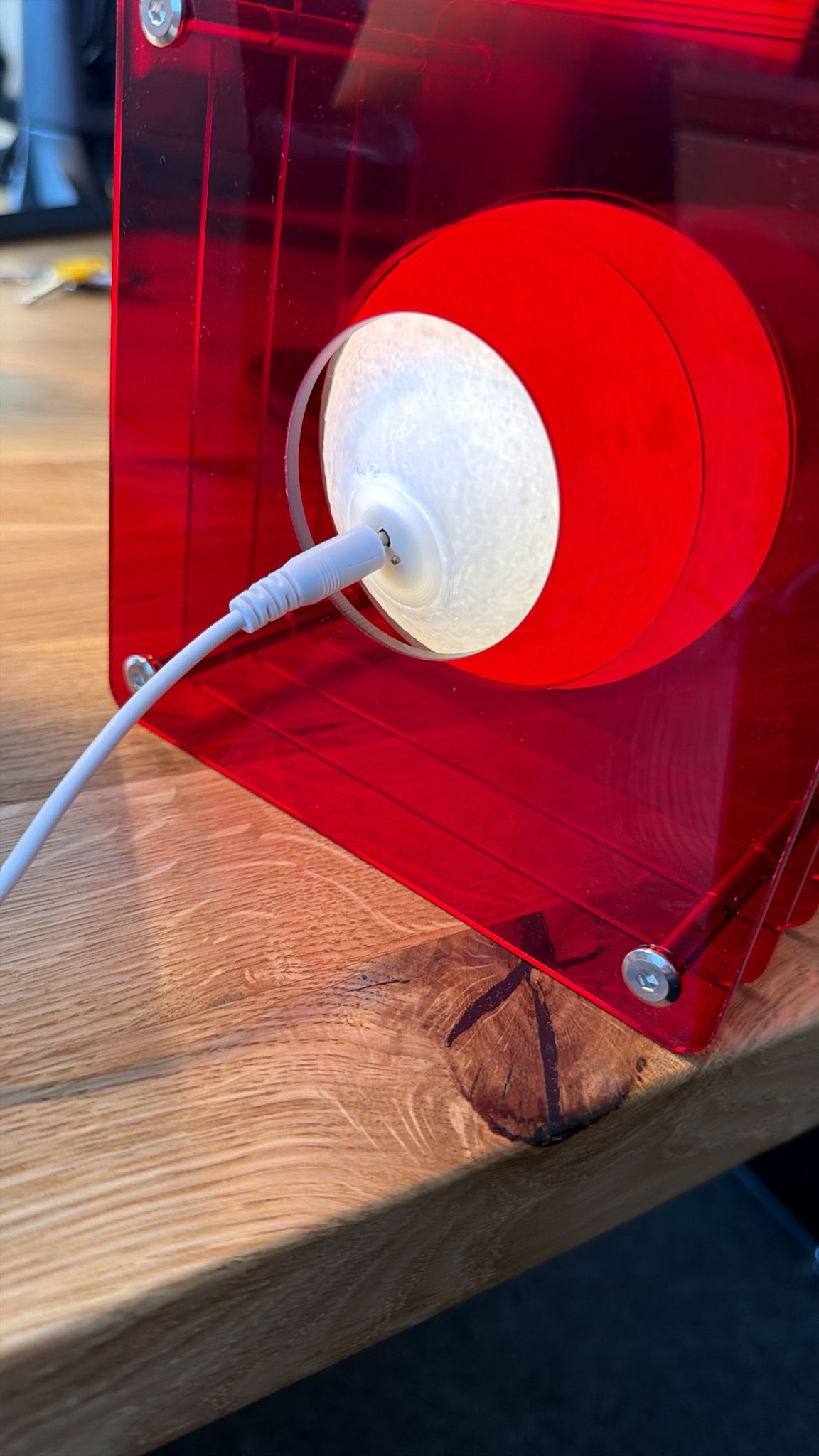 "La Lune Rouge" Lampe