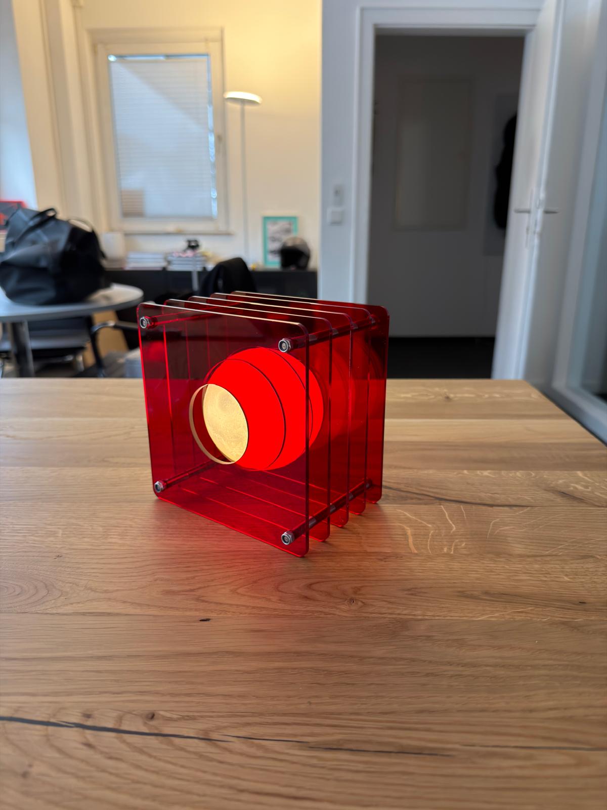 "La Lune Rouge" Lampe